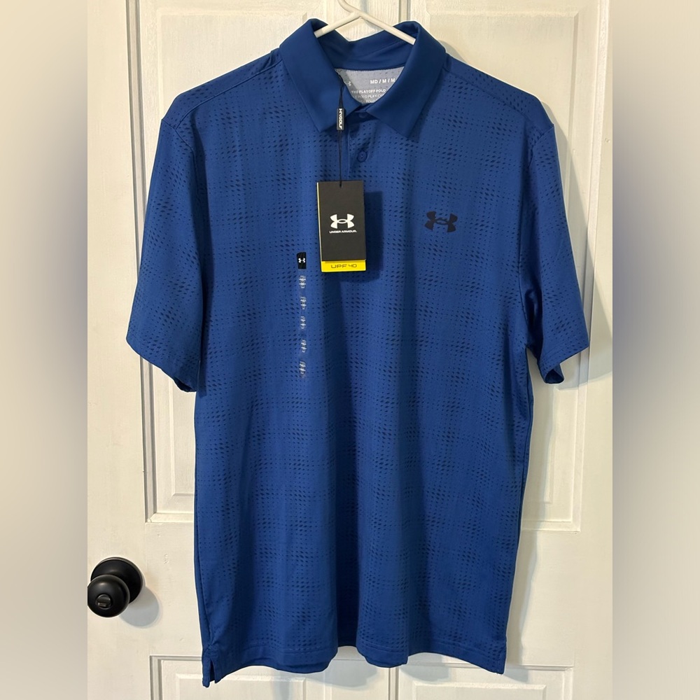 Under Armour UPF40 THE PLAYOFF POLO Shirt Men Loose Fit Golf NWT